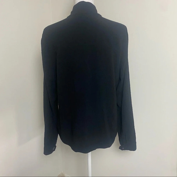 Orvis Jacket Large Black Zipper Front - Picture 10 of 13